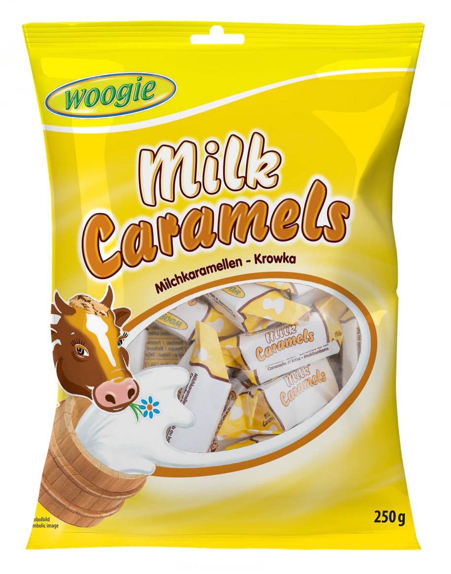 WOOGIE MILK CARAMELS 250G
